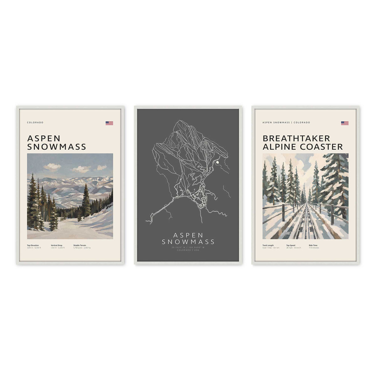 [Color:Opaque White], Picture of art in an Opaque White frame