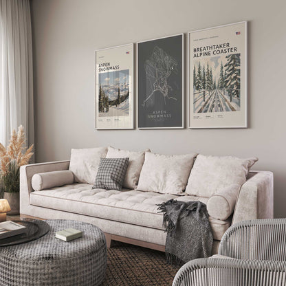 [Color:Satin Black], Picture of art in a Satin Black frame