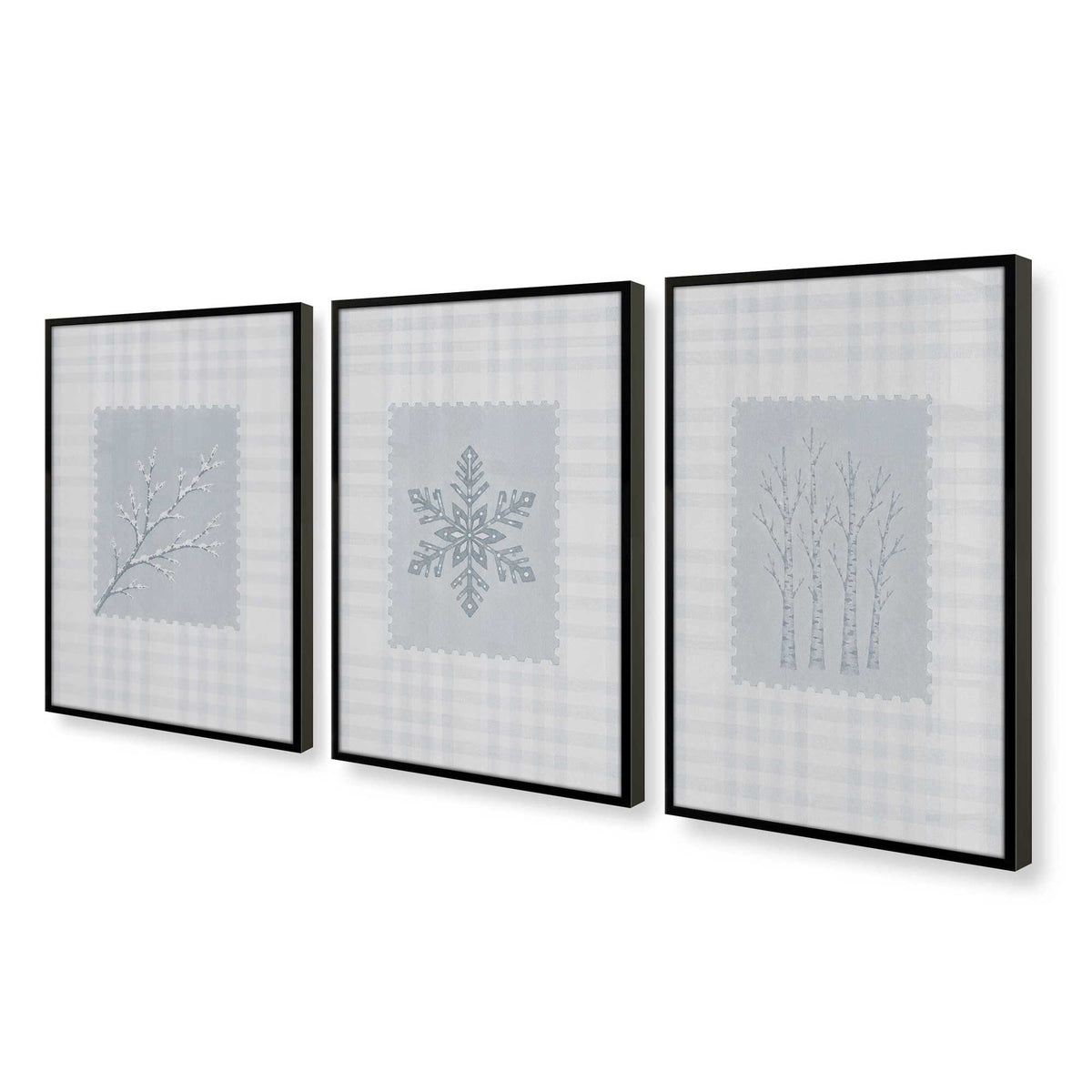 [Color:Satin Black], Picture of art in a Satin Black frame at an angle