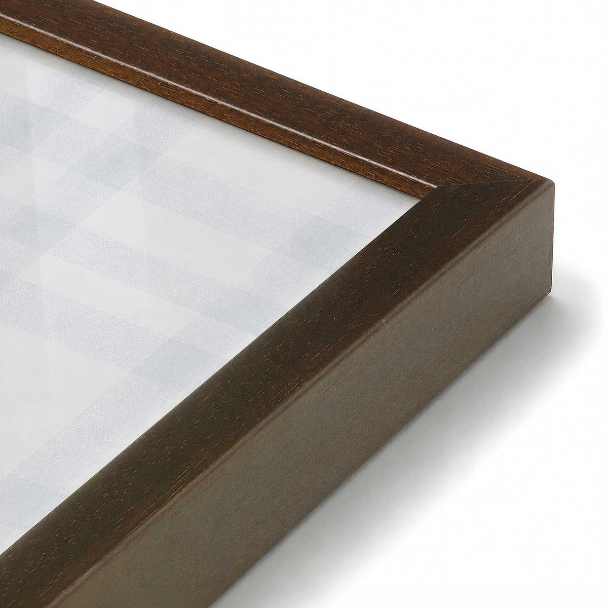 [Color:Belvinder Brown], Picture of art in a Belvinder Brown frame of the corner