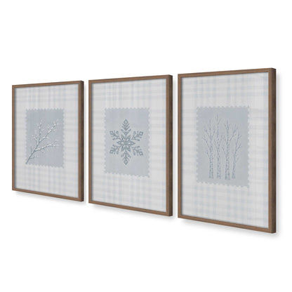 [Color:Walnut], Picture of art in a Walnut frame at an angle