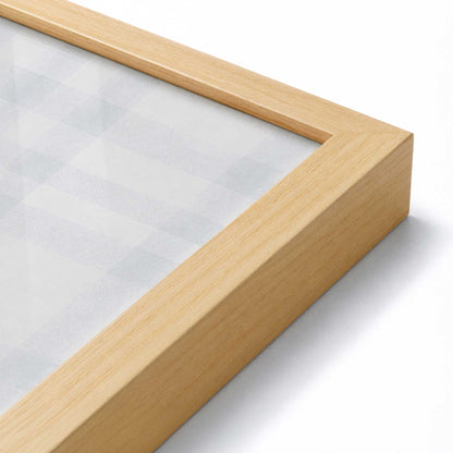 [Color:American Maple], Picture of art in an American Maple frame of the corner