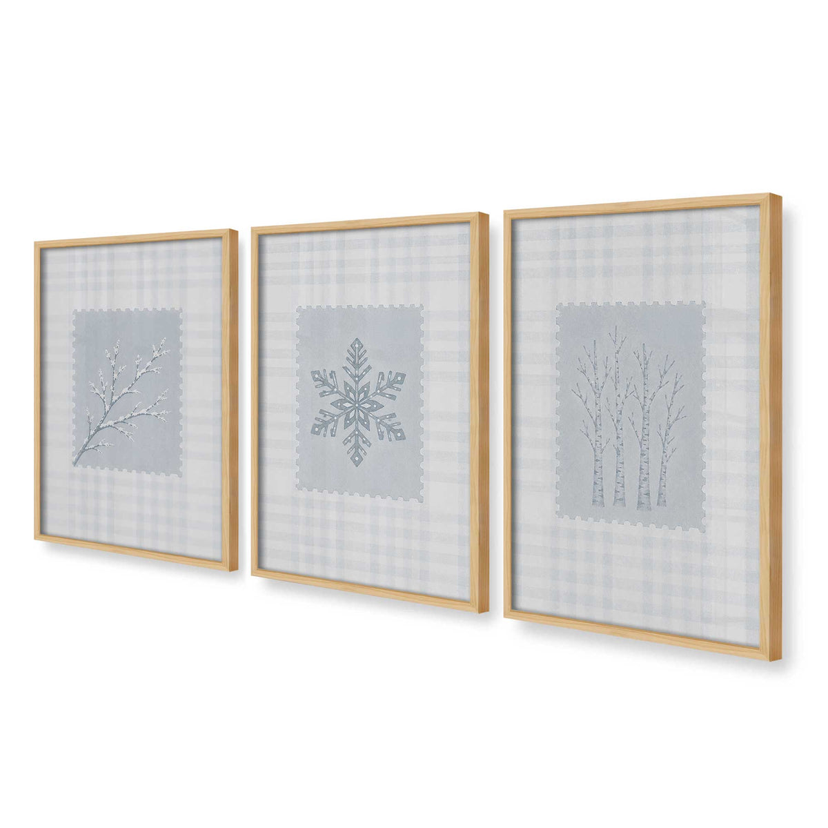 [Color:American Maple], Picture of art in an American Maple frame at an angle