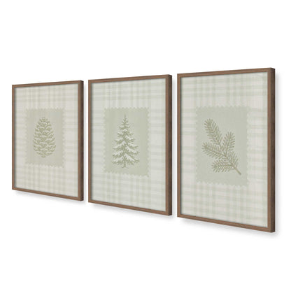 [Color:Walnut], Picture of art in a Walnut frame at an angle