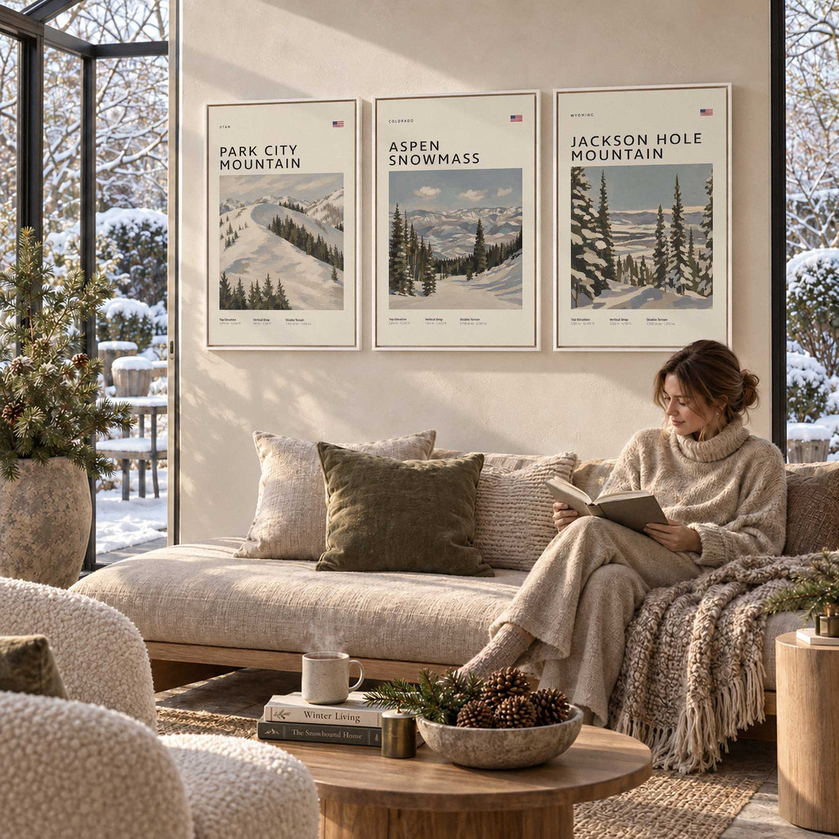 [Color:Walnut], Picture of art in a Walnut frame