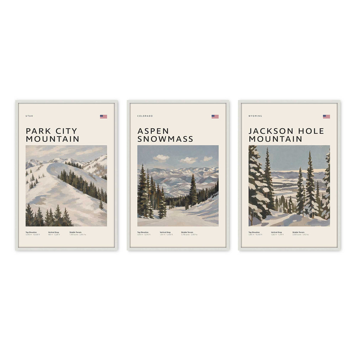 [Color:Opaque White], Picture of art in an Opaque White frame