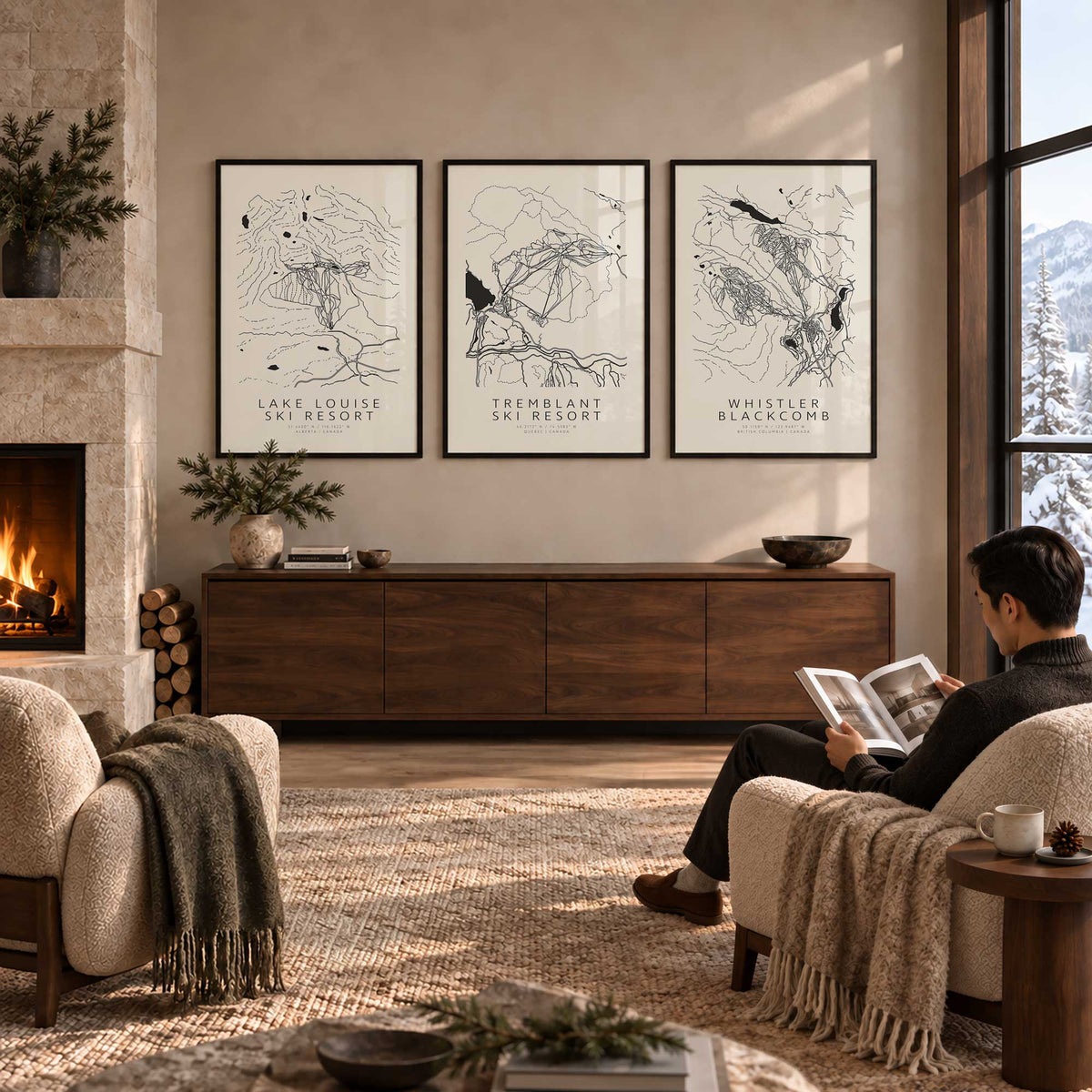 [Color:Opaque White], Picture of art in an Opaque White frame