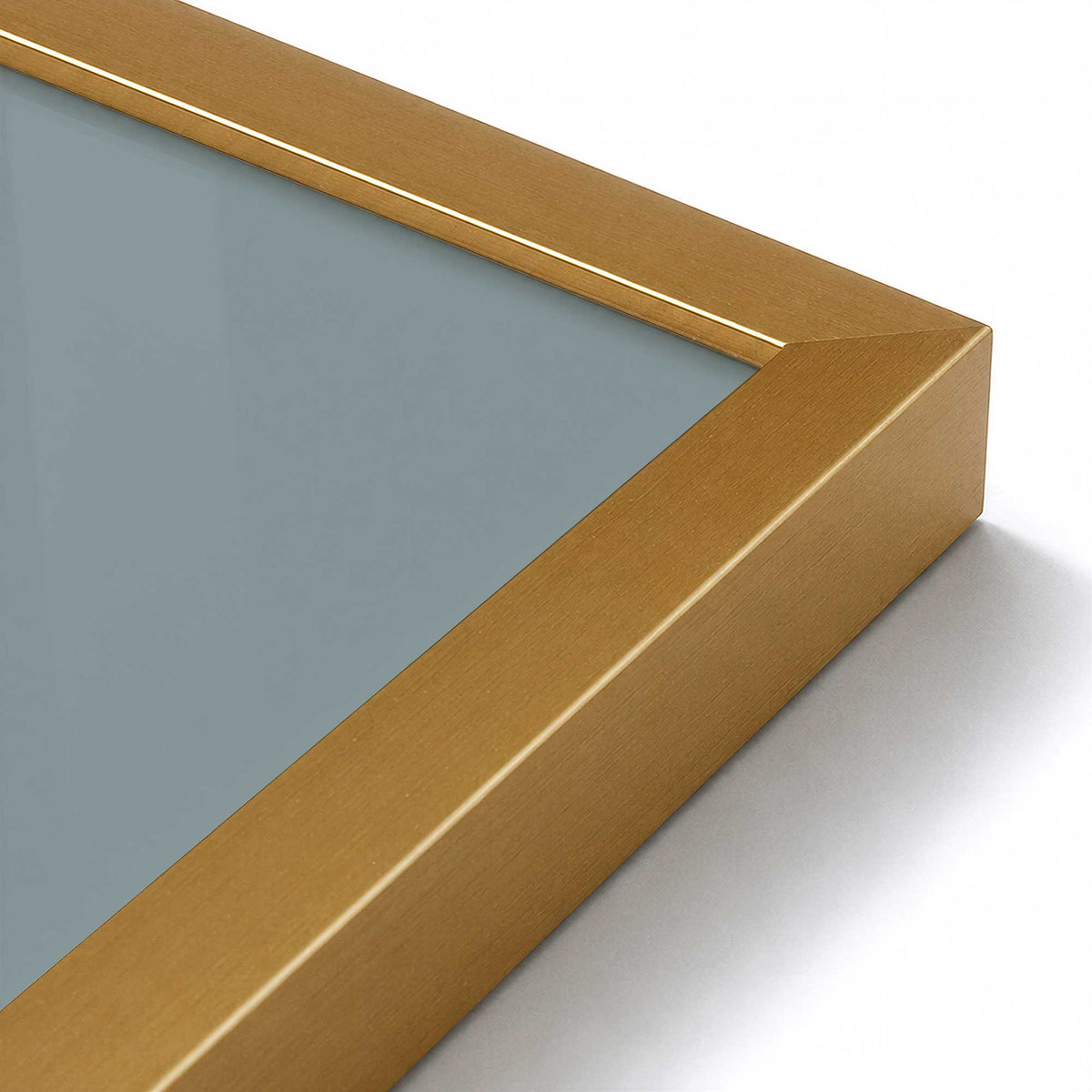 [Color:Polished Gold], Picture of art in a Polished Gold frame of the corner