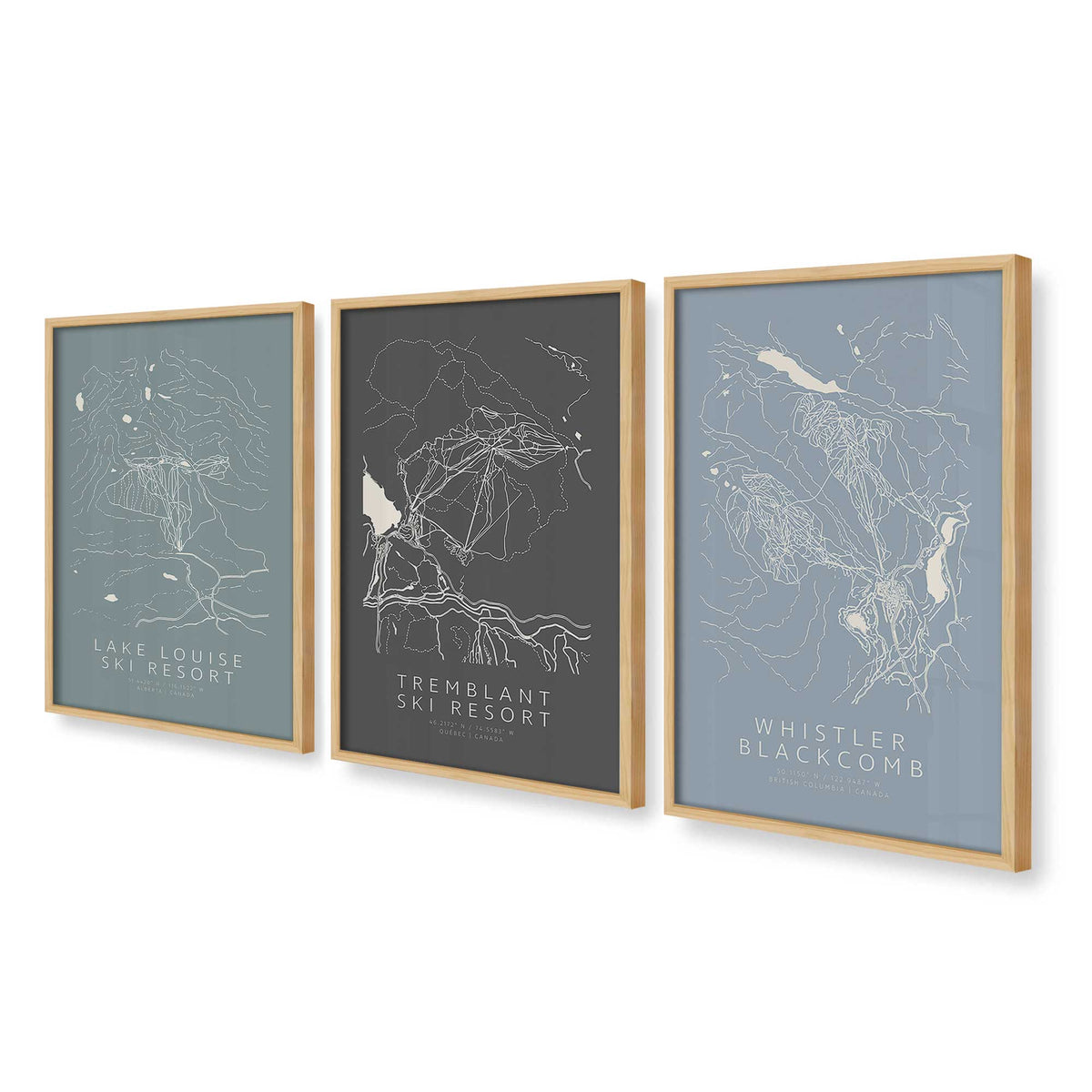 [Color:American Maple], Picture of art in an American Maple frame at an angle