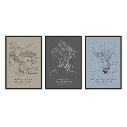 [Color:Satin Black], Picture of art in a Satin Black frame