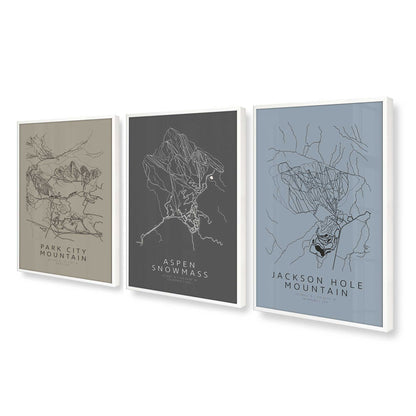 [Color:Opaque White], Picture of art in an Opaque White frame at an angle