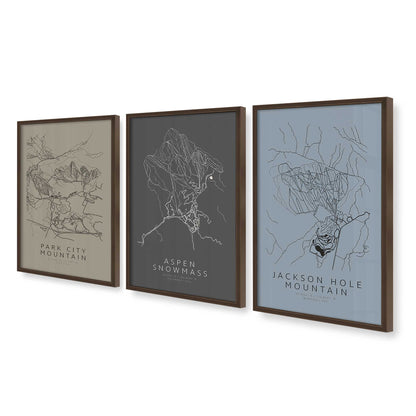 [Color:Belvinder Brown], Picture of art in a Belvinder Brown frame at an angle