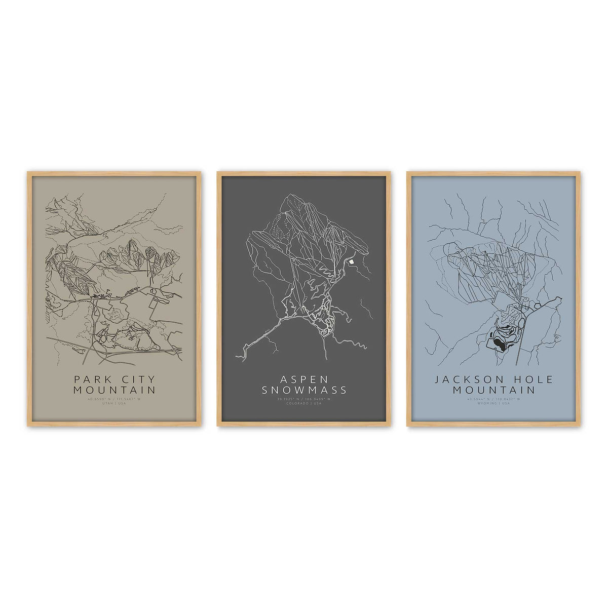 [Color:American Maple], Picture of art in an American Maple frame