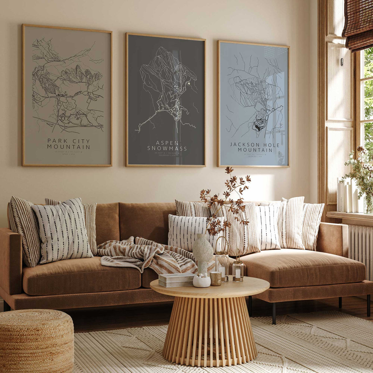 [Color:Satin Black], Picture of art in a Satin Black frame
