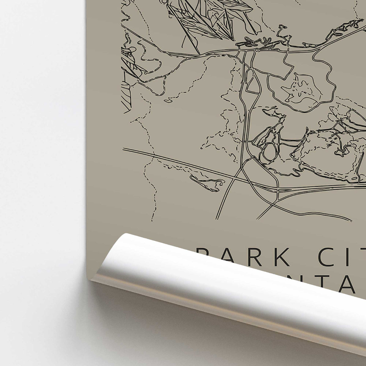 [color:Rolled Print], Picture of close up of art