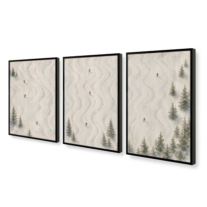 [Color:Satin Black], Picture of art in a Satin Black frame at an angle