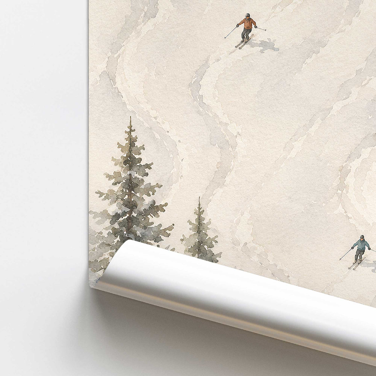 [color:Rolled Print], Picture of close up of art