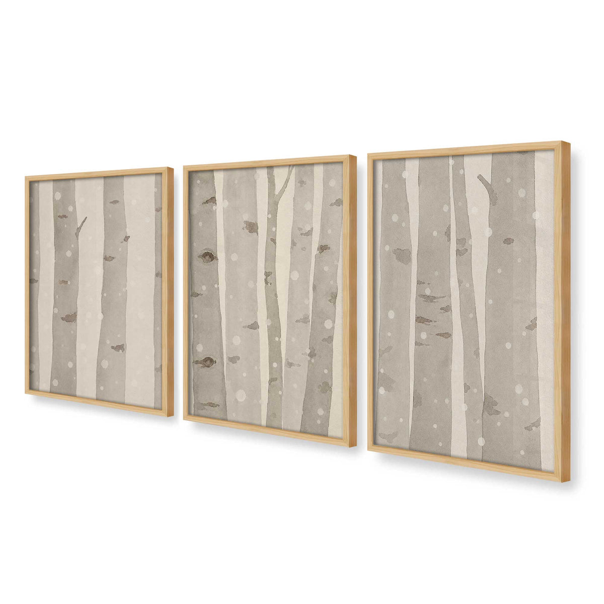 [Color:American Maple], Picture of art in an American Maple frame at an angle