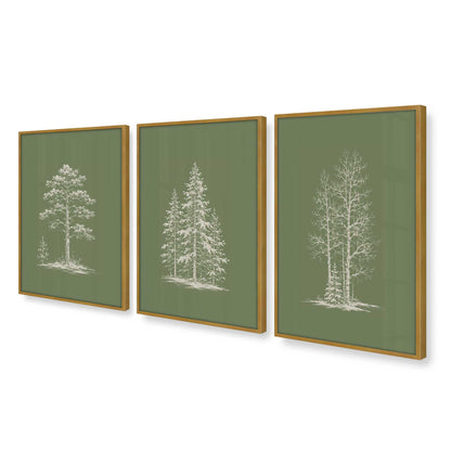 [Color:Polished Gold], Picture of art in a Polished Gold frame at an angle
