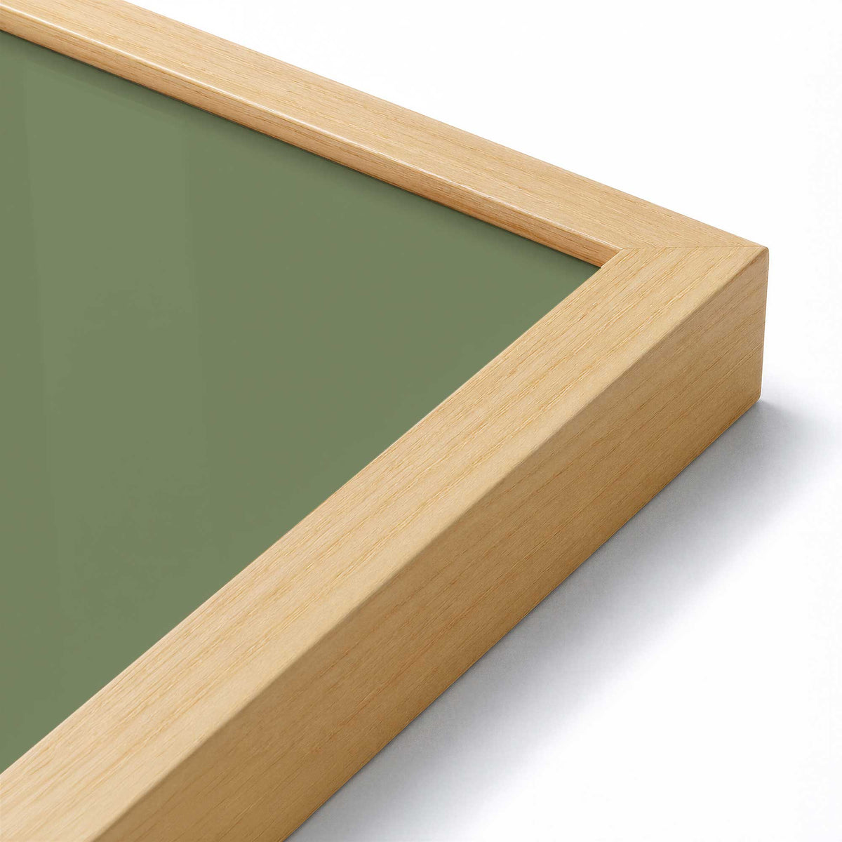 [Color:American Maple], Picture of art in an American Maple frame of the corner