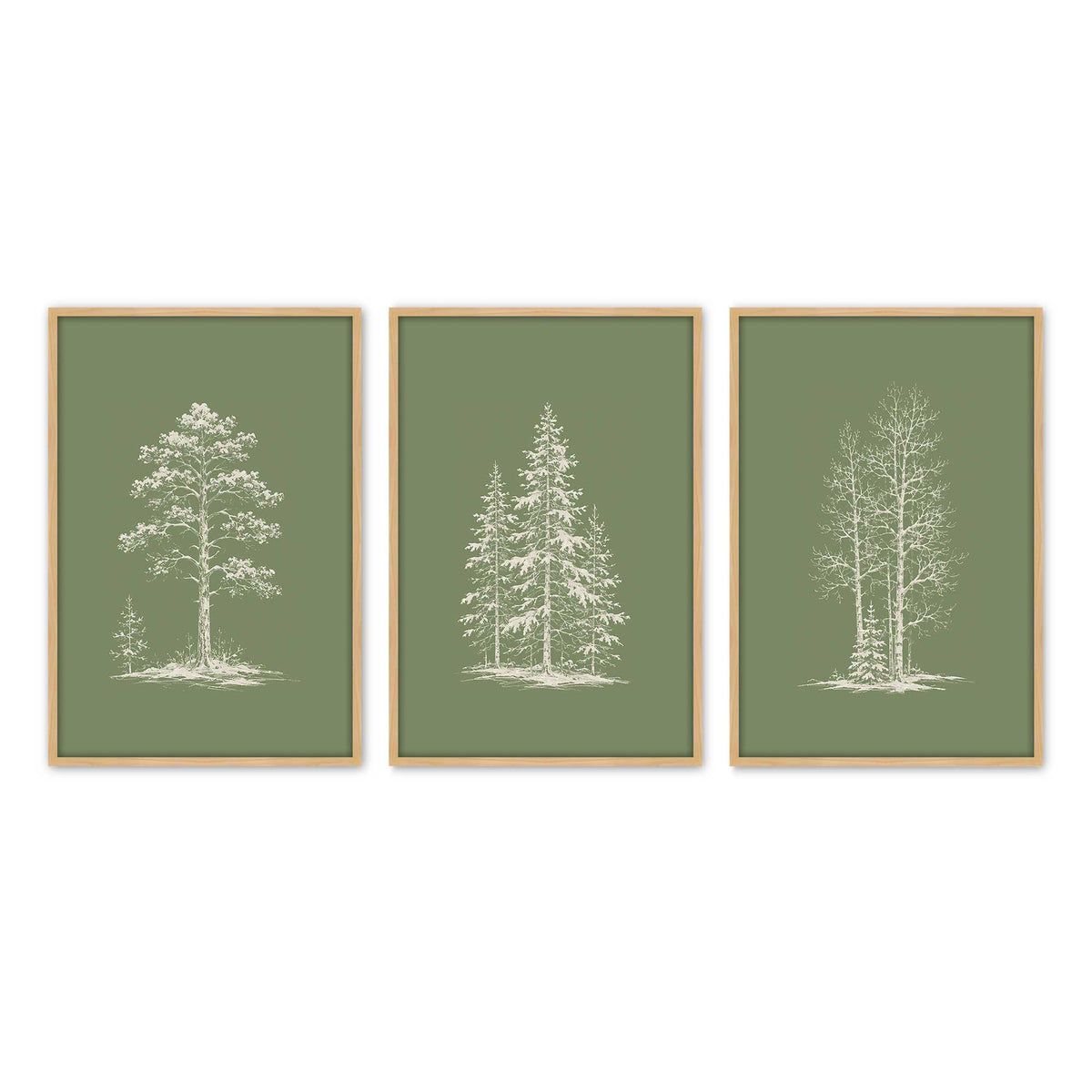 [Color:American Maple], Picture of art in an American Maple frame