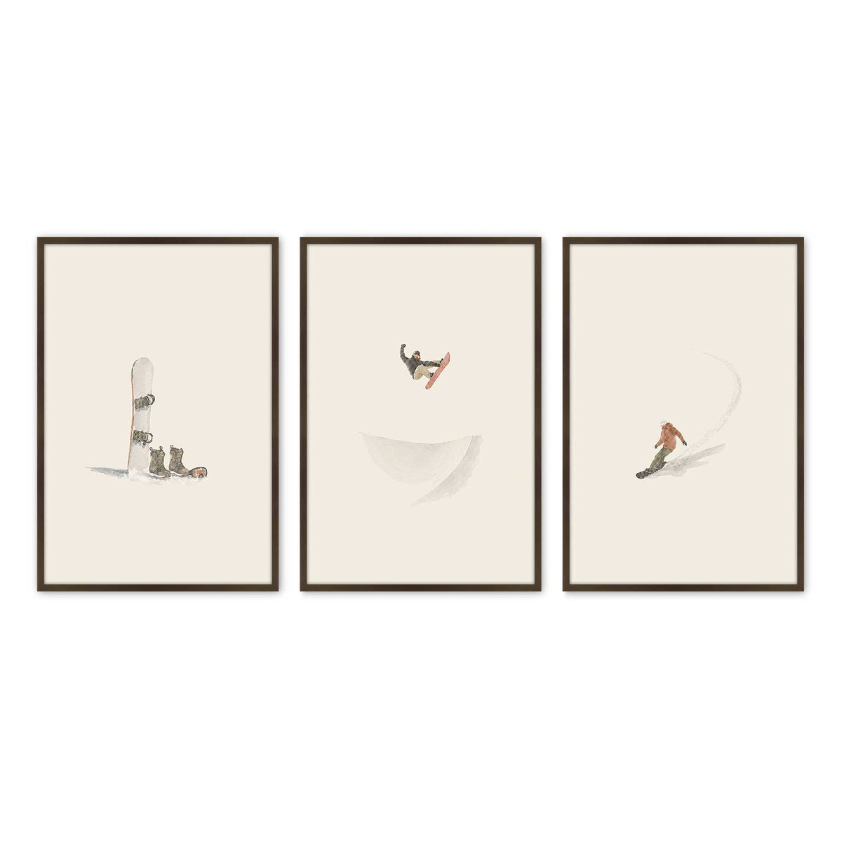[Color:Belvinder Brown], Picture of art in a Belvinder Brown frame