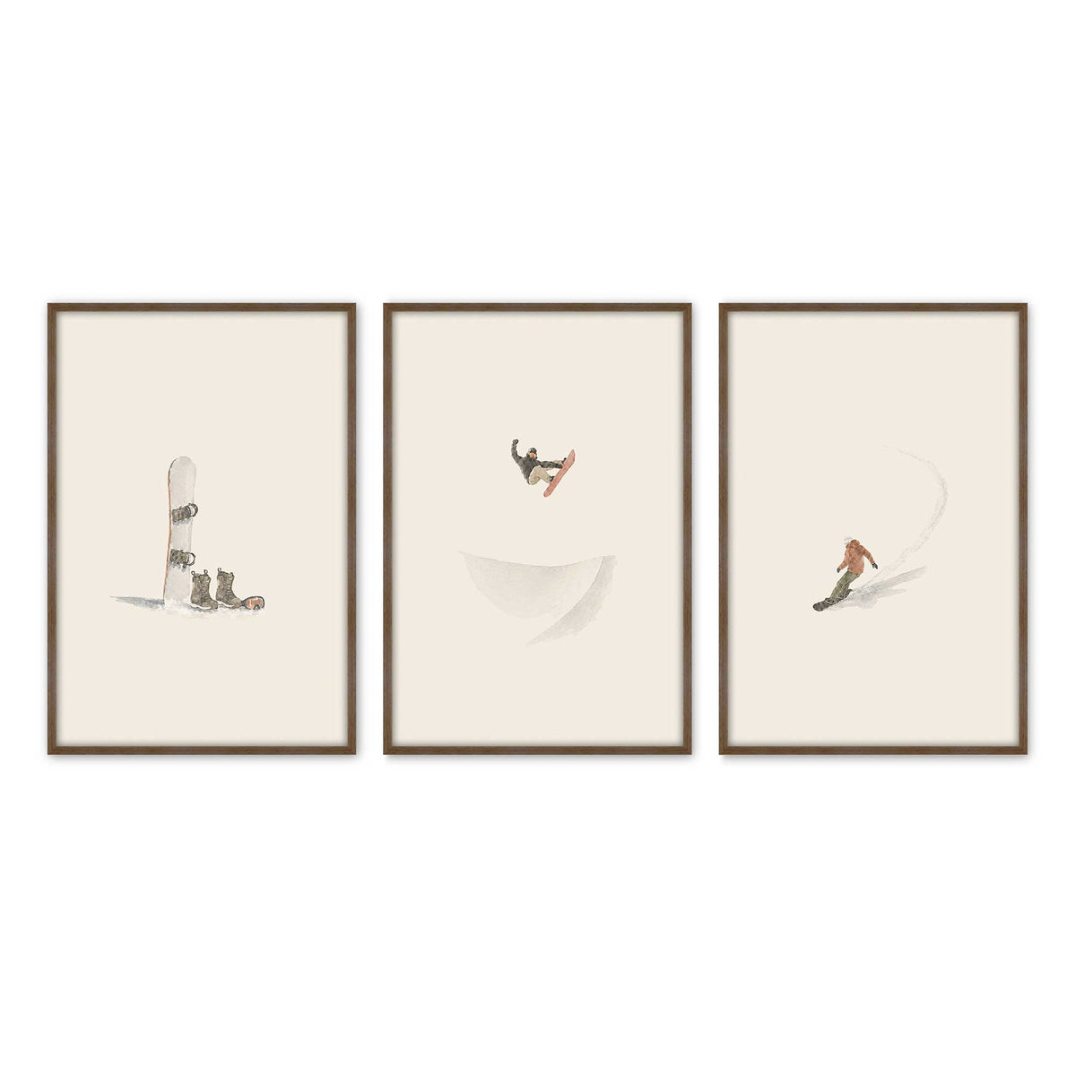 [Color:Walnut], Picture of art in a Walnut frame