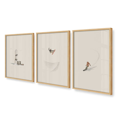 [Color:American Maple], Picture of art in an American Maple frame at an angle