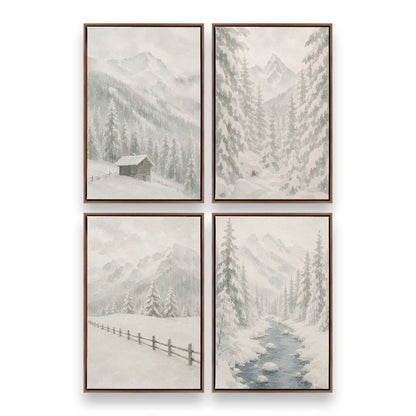 [Color:Walnut], Picture of art in a Walnut frame