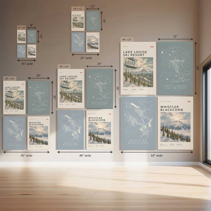 Cool Lines, Set of 4 Canvas Prints