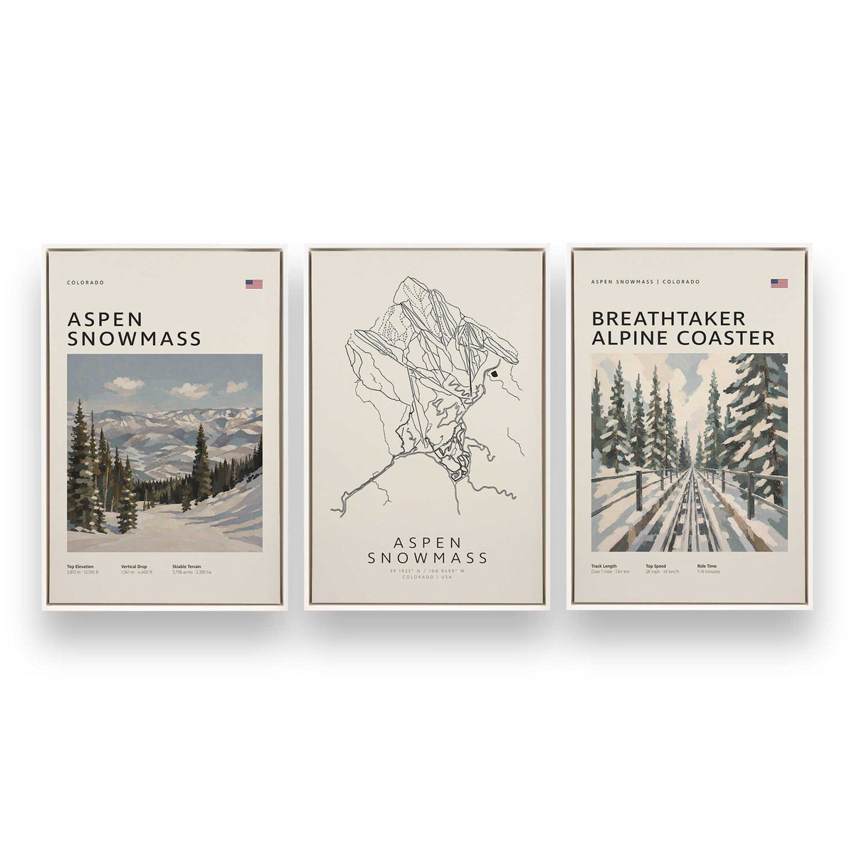 [Color:Opaque White], Picture of art in a White frame