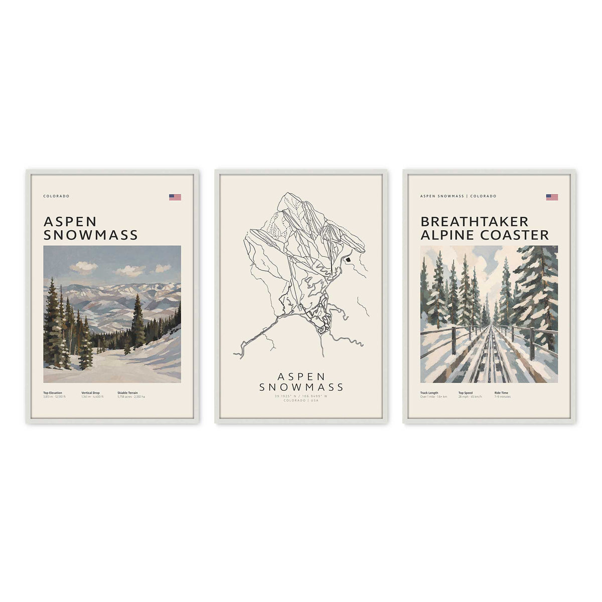 [Color:Opaque White], Picture of art in an Opaque White frame