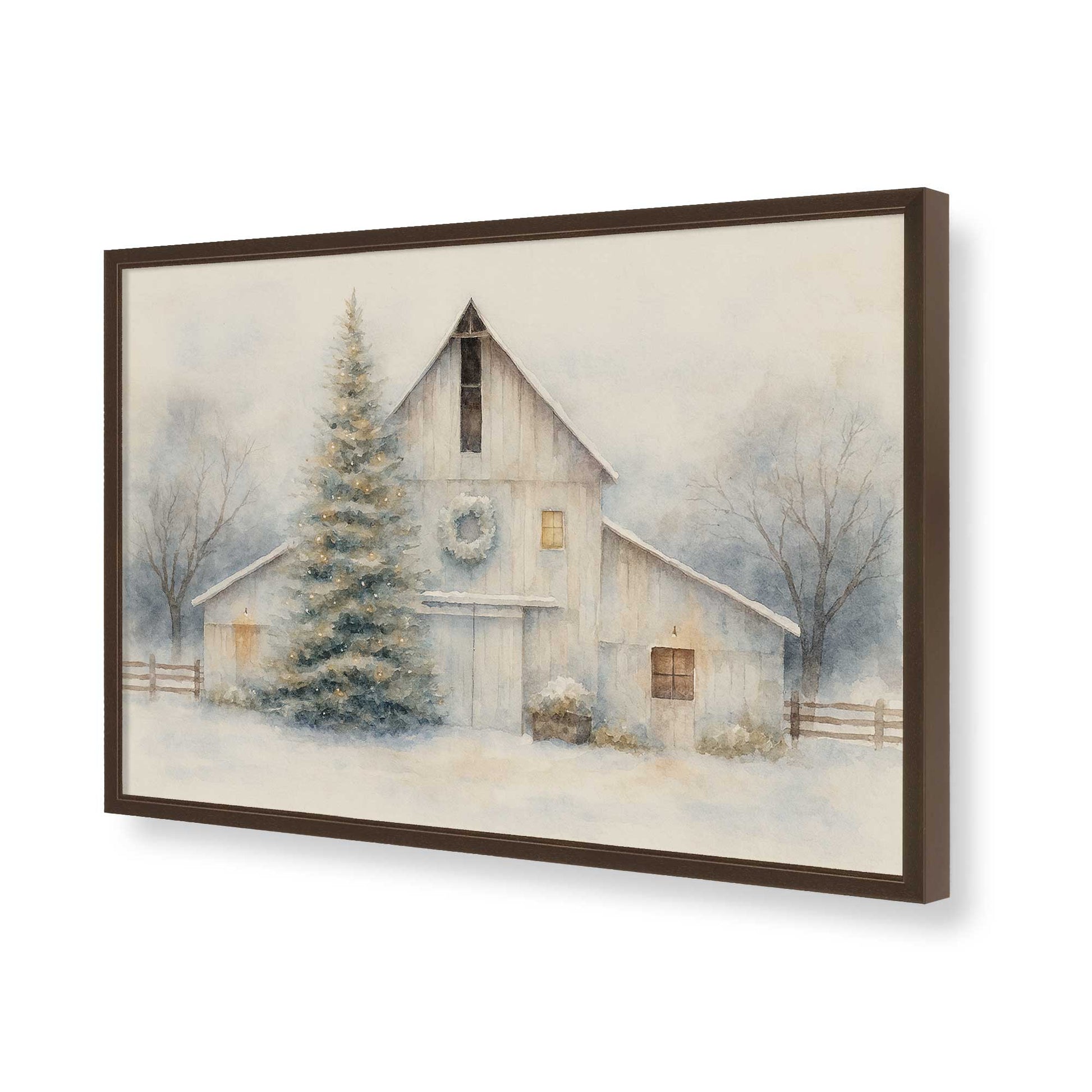 [Color:Belvinder Brown], Picture of art in a Belvinder Brown frame of the corner