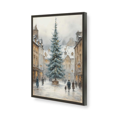 [Color:Satin Black], Picture of art in a Satin Black frame of the corner