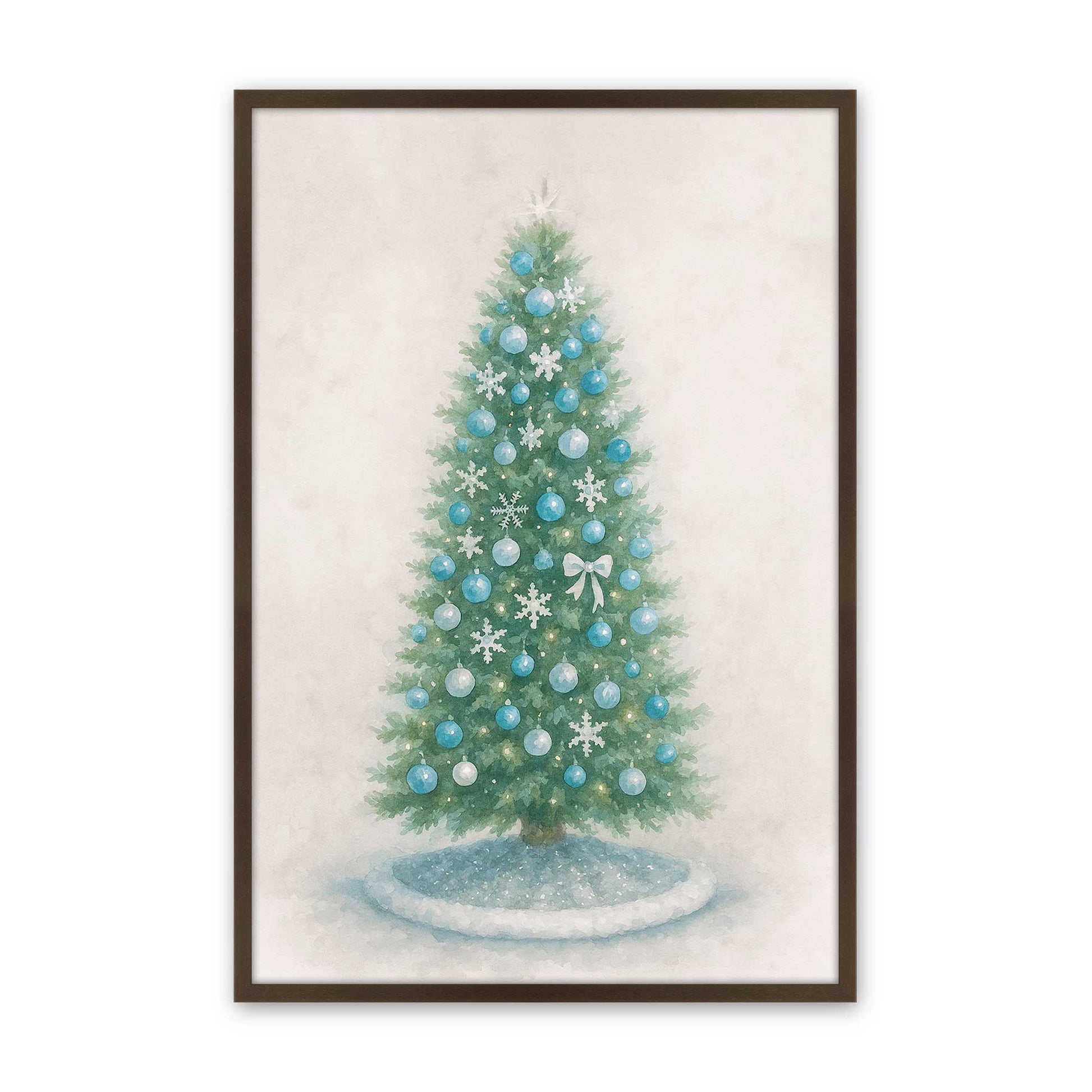 [Color:Brown], Picture of art in a Brown frame