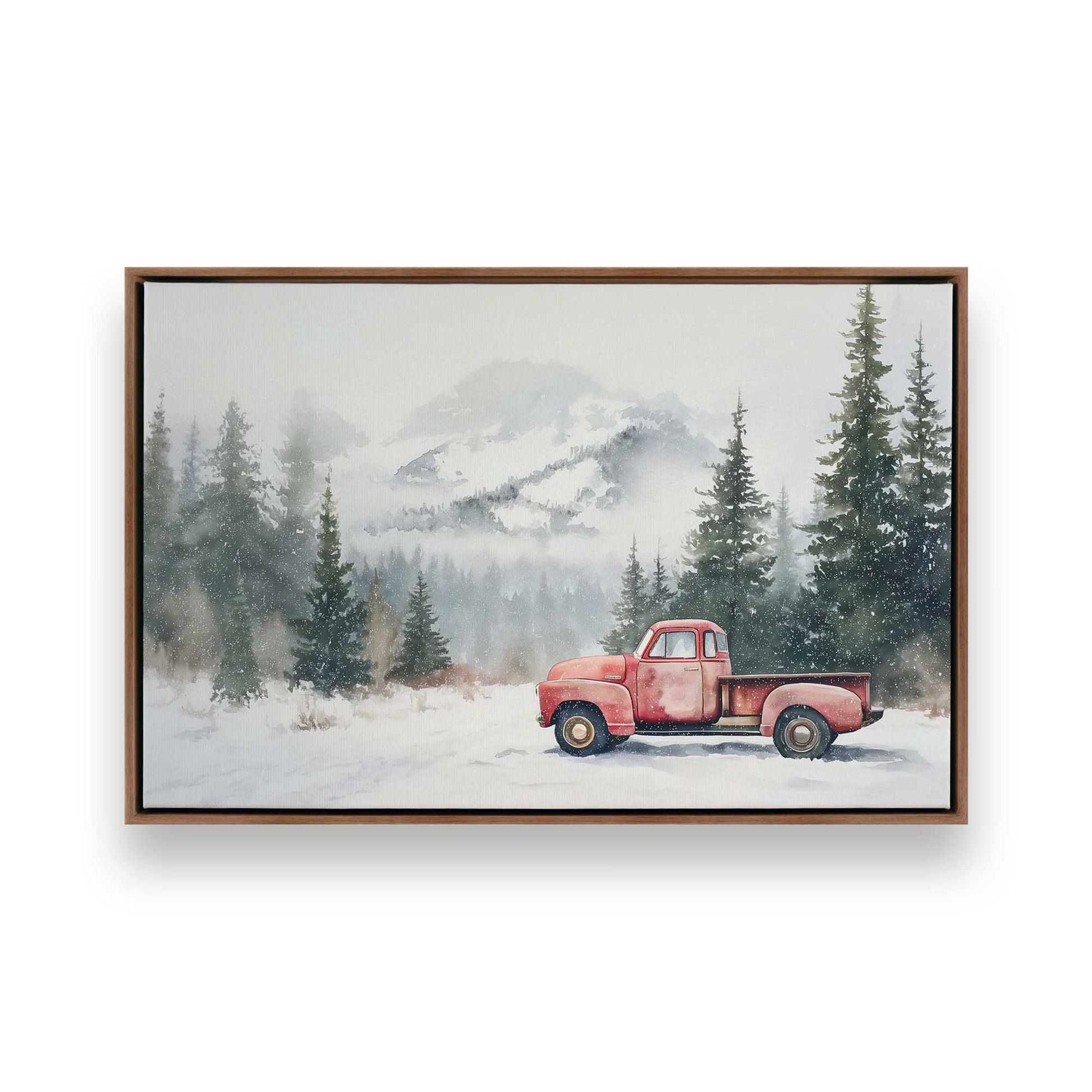 [Color:Walnut], Picture of art in a Walnut frame