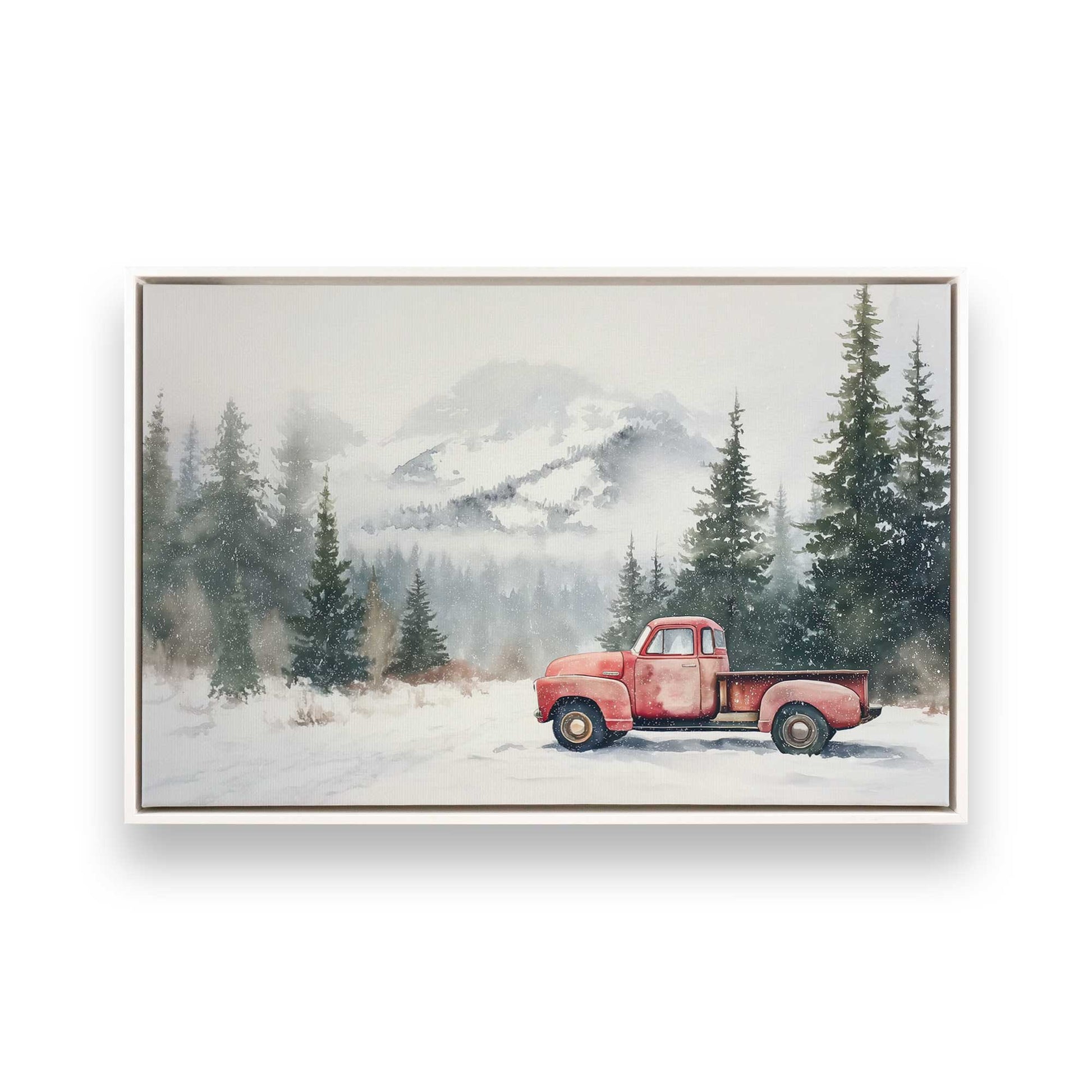 [Color:Opaque White], Picture of art in a White frame