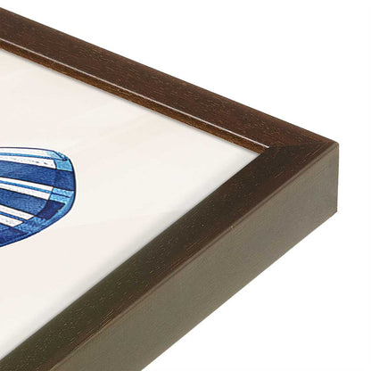 [Color:Belvinder Brown], Picture of art in a Belvinder Brown frame at an angle