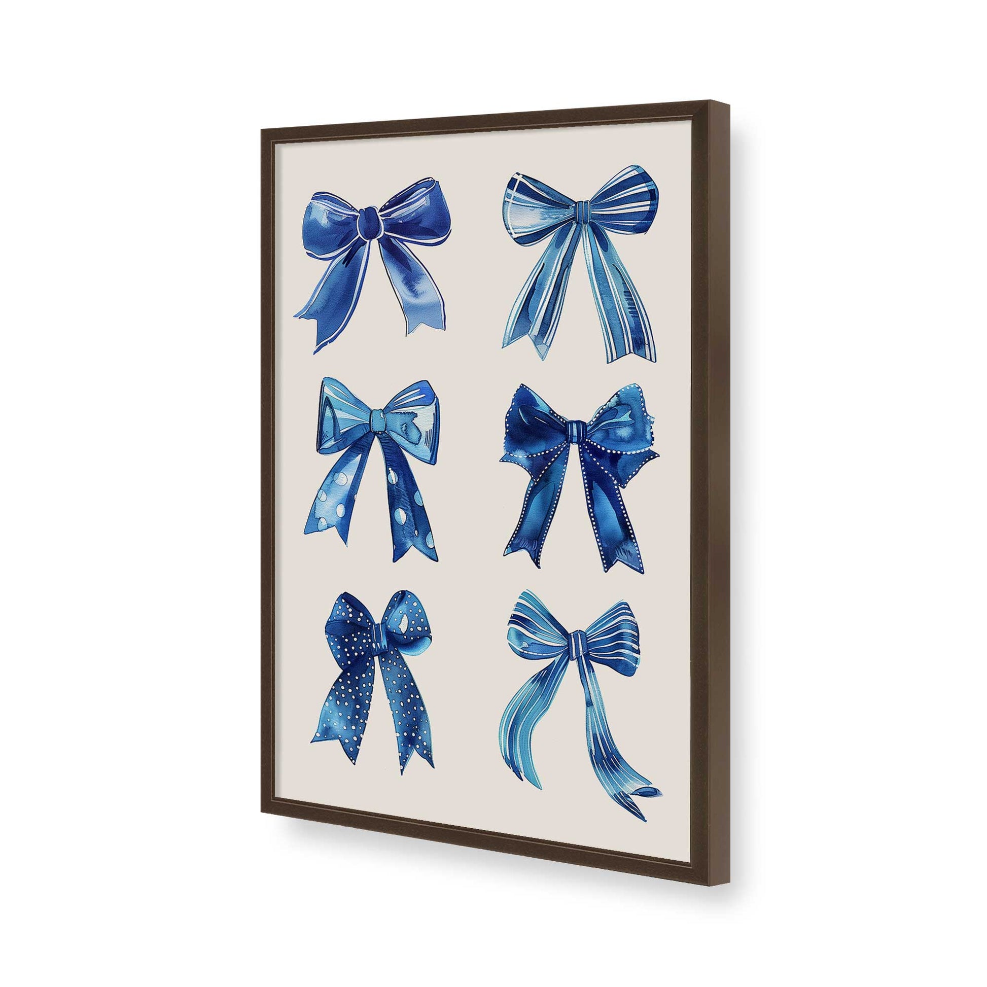 [Color:Belvinder Brown], Picture of art in a Belvinder Brown frame of the corner