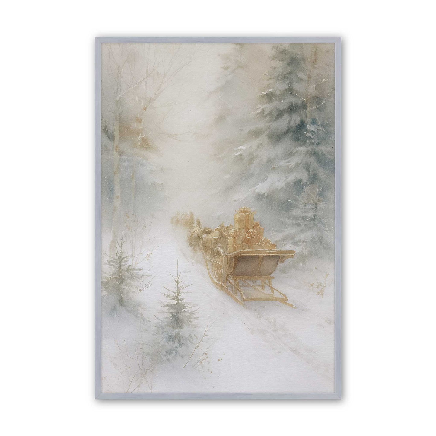 [Color:Polished Chrome], Picture of art in a Polished Chrome frame