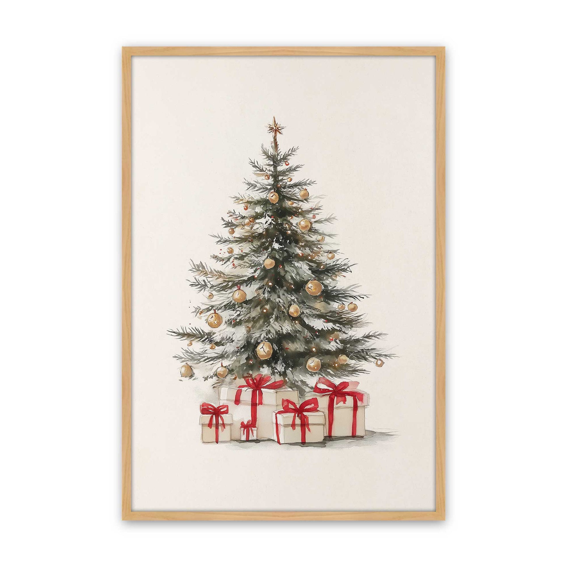 [Color:American Maple], Picture of art in a American Maple frame