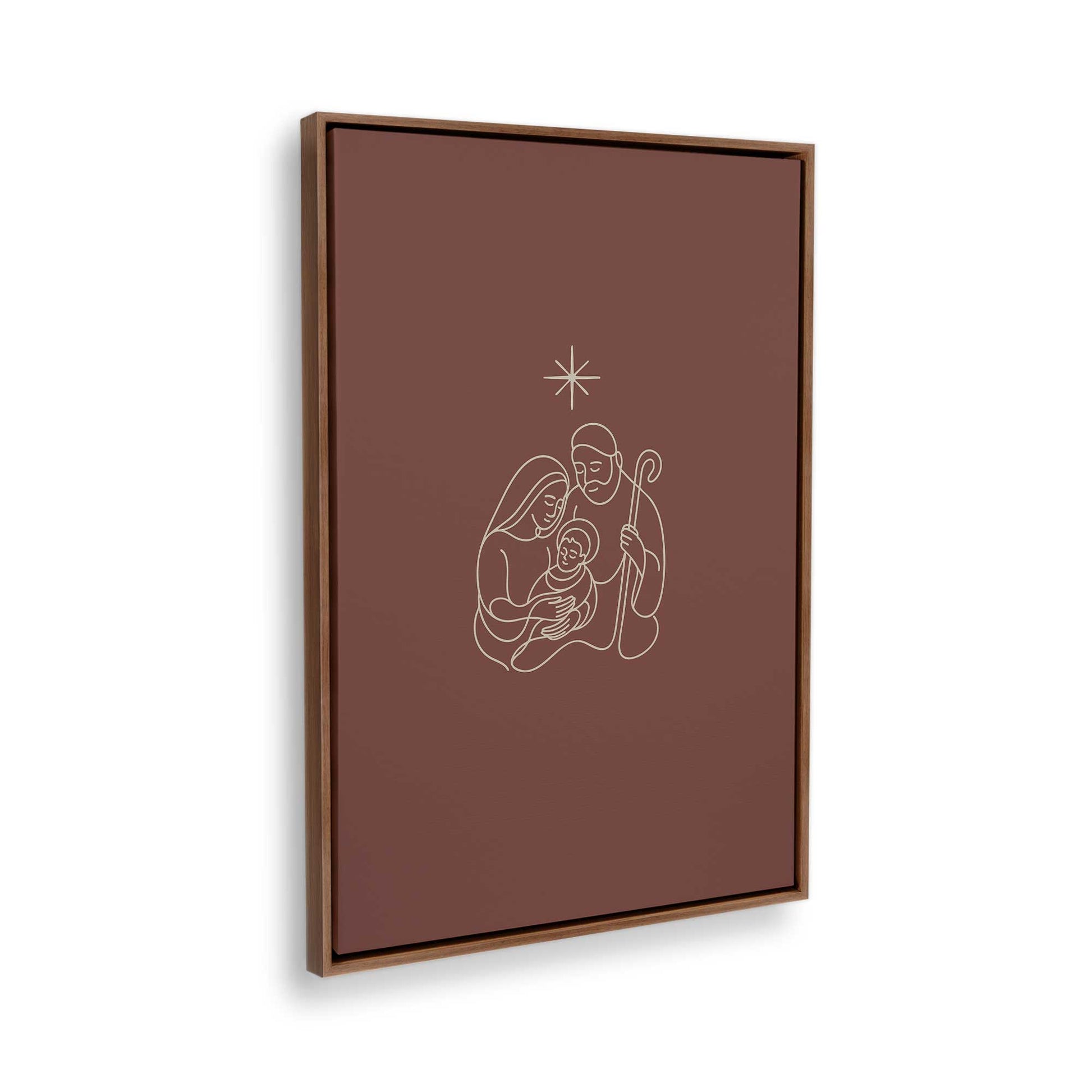 [Color:Walnut], Picture of the corner of the art