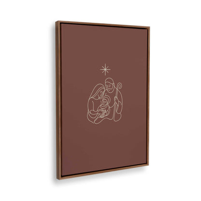 [Color:Walnut], Picture of the corner of the art