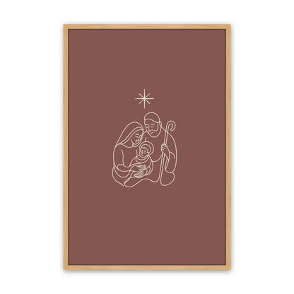 [Color:American Maple], Picture of art in a American Maple frame