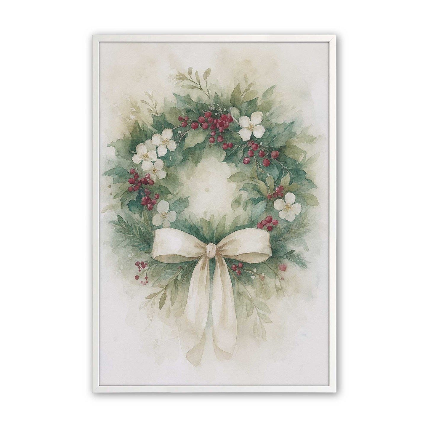 [Color:Opaque White], Picture of art in a Opaque White frame