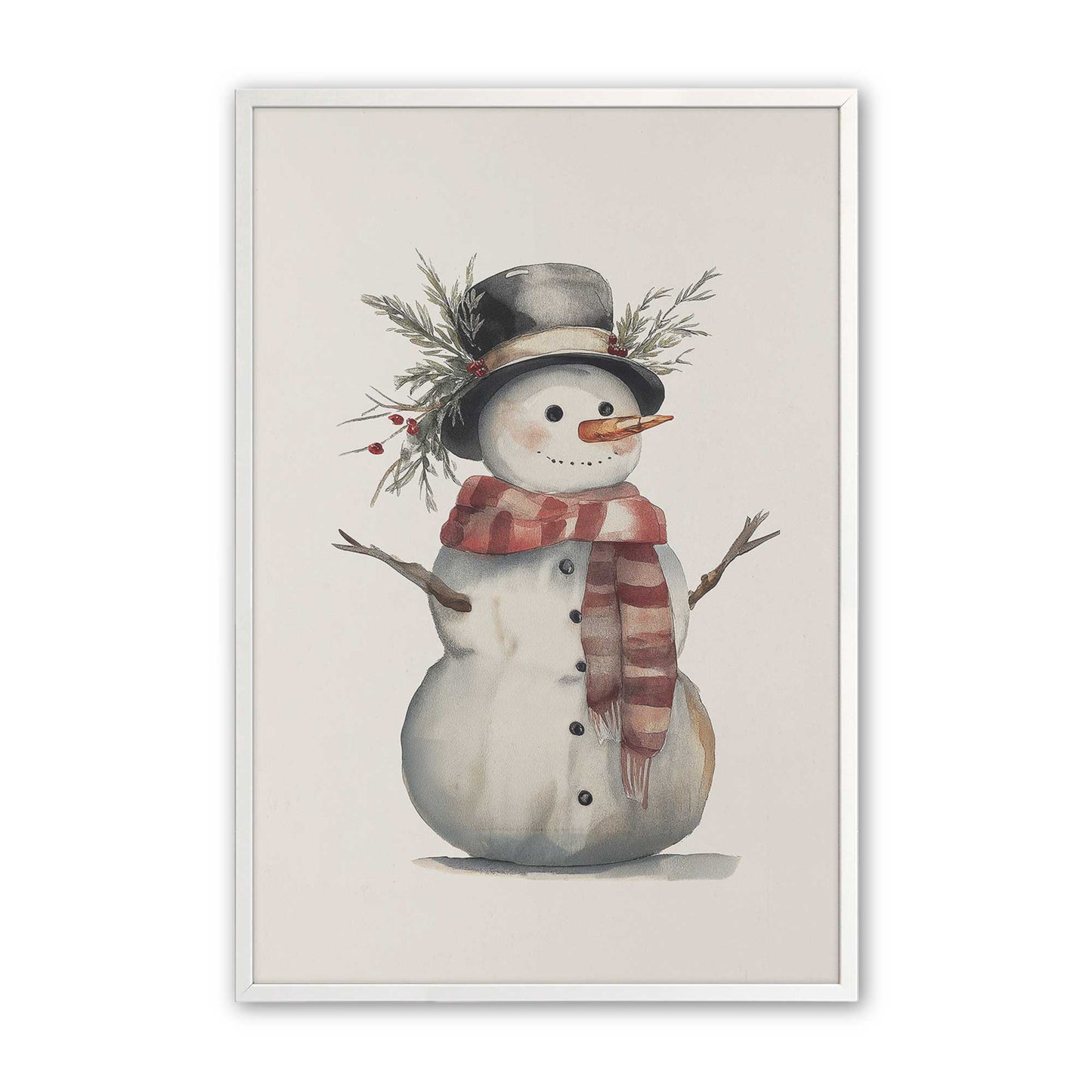 [Color:Opaque White], Picture of art in a Opaque White frame
