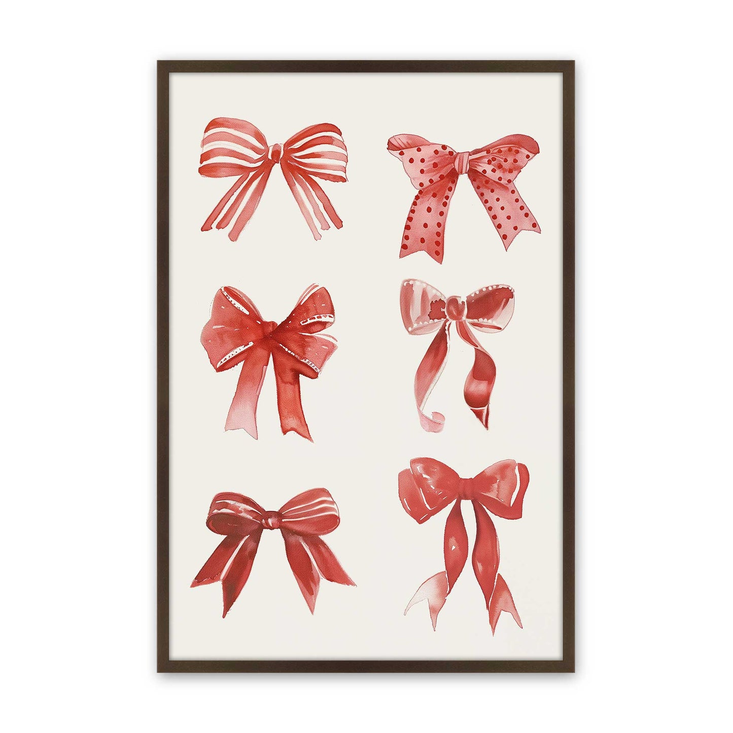[Color:Brown], Picture of art in a Brown frame