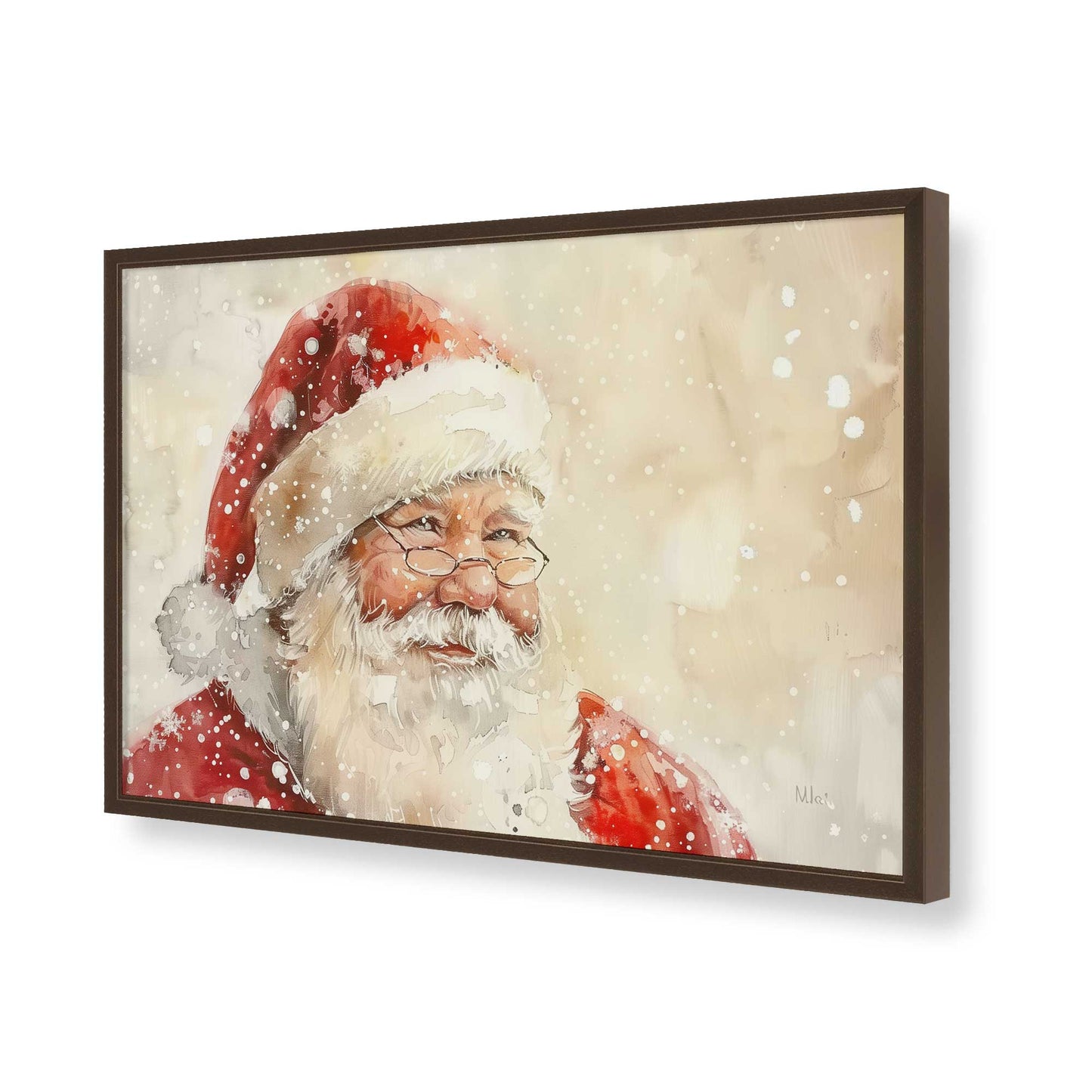 [Color:Belvinder Brown], Picture of art in a Belvinder Brown frame of the corner