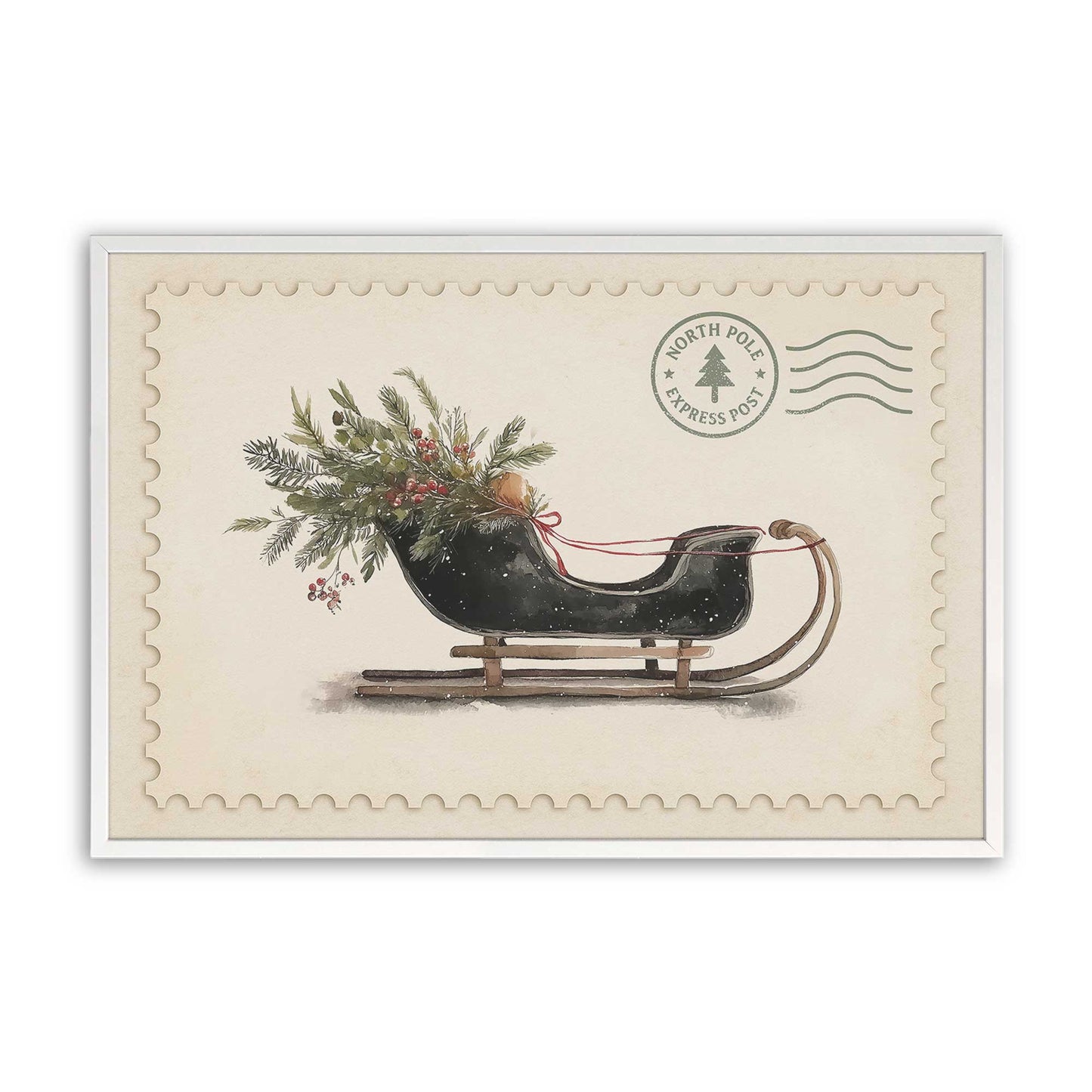 [Color:Opaque White], Picture of art in a Opaque White frame