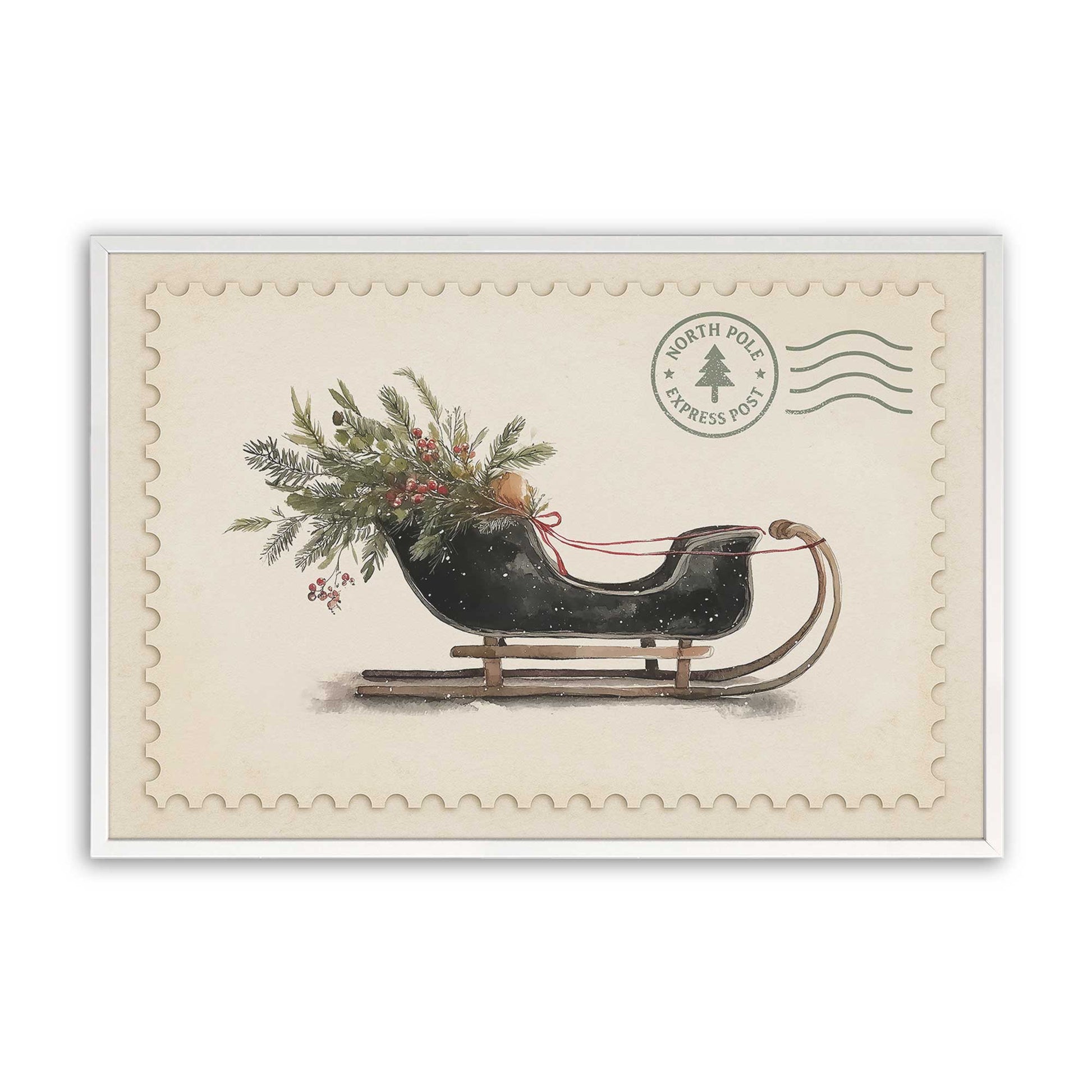 [Color:Opaque White], Picture of art in a Opaque White frame